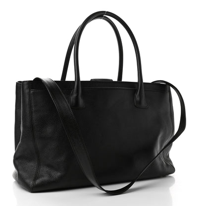 Chanel Calfskin Cerf Executive Shopper Tote Brown 2 of 11