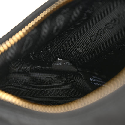 Prada Tessuto Nylon Saffiano Mini Re-Edition 2005 Bag Black 8 of 12