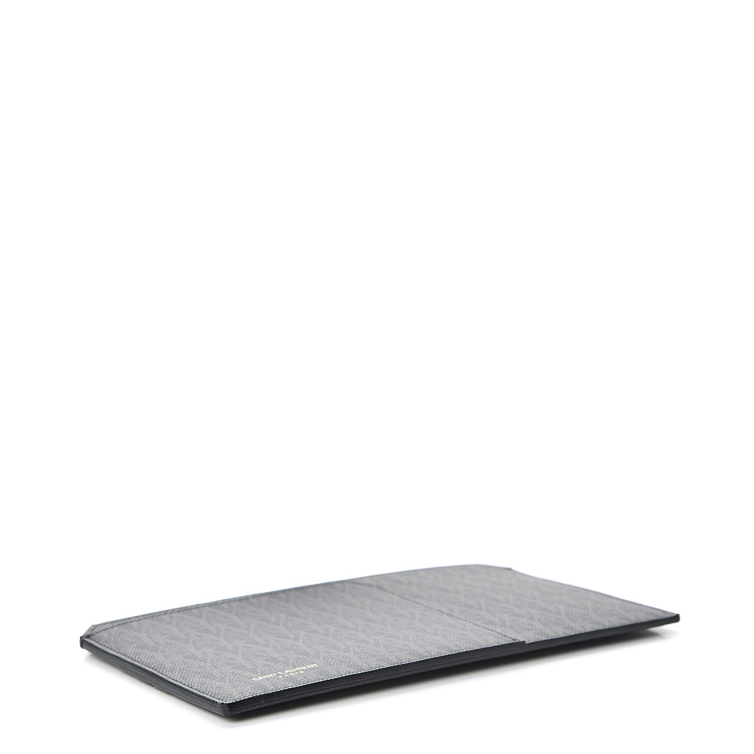 Saint Laurent Classic Toile Monogram Fragments Pouch Black Lino 4 of 8