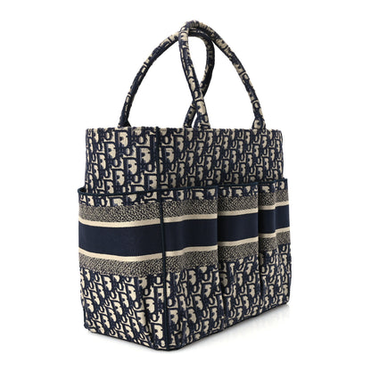 Christian Dior Oblique Catherine Tote Blue 3 of 12