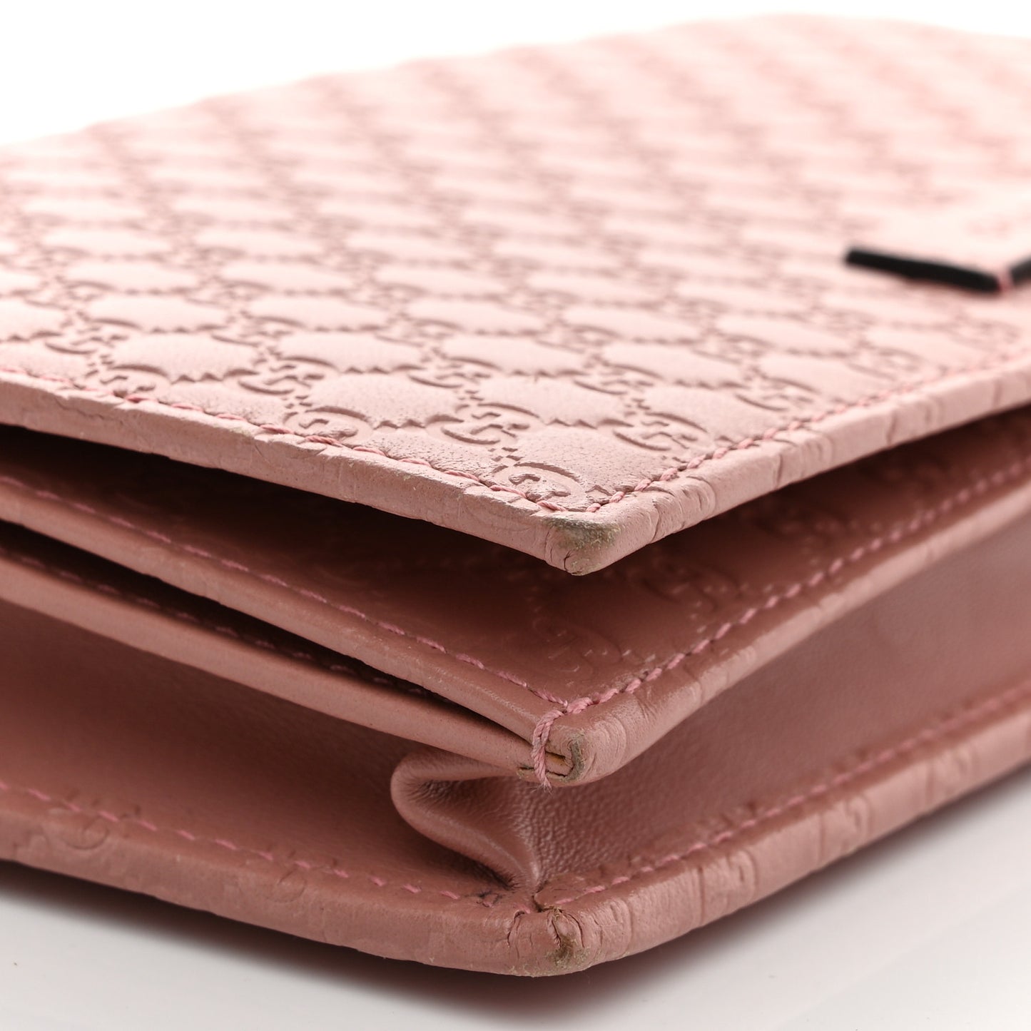 Microguccissima Crossbody Wallet Soft Pink