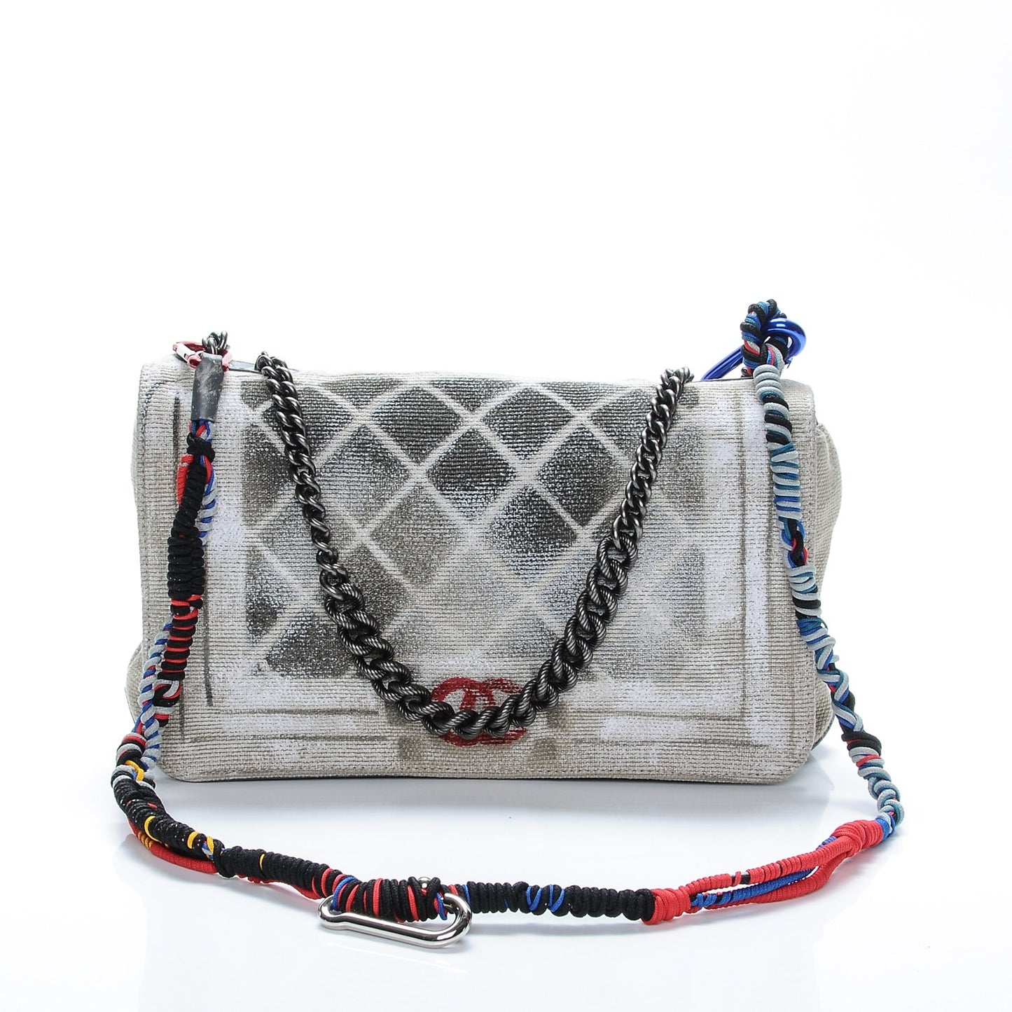 Canvas Tromp L’Oeil Graffiti Oh My Boy Flap Beige