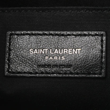 Saint Laurent Calfskin Matelasse Monogram Lou Camera Bag Grey 6 of 10
