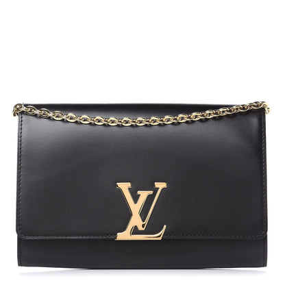 Louis Vuitton Calfskin Chain Louise GM NM Black 1 of 11