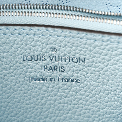 Louis Vuitton Mahina Carmel Hobo Bag Denim Blue 6 of 8