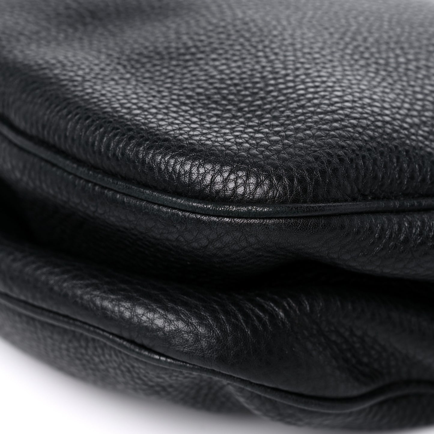 Vitello Daino Sacca Hobo Black
