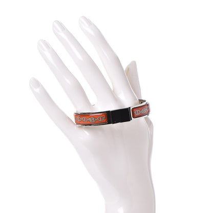 Hermes Enamel Printed Narrow Clic Clac Chaine d'Ancre Bracelet GM 7 of 10