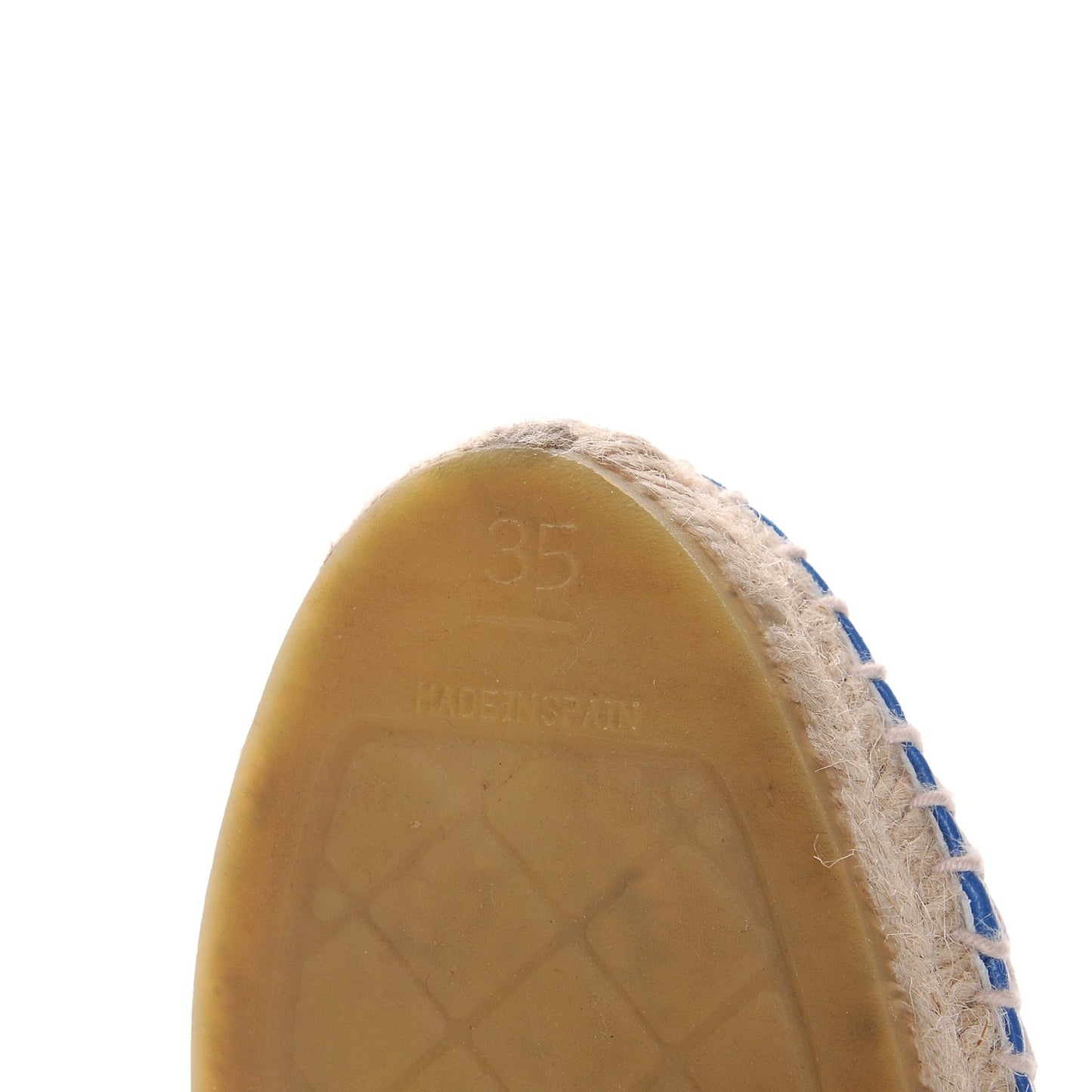 Lambskin CC Espadrilles 35 Blue