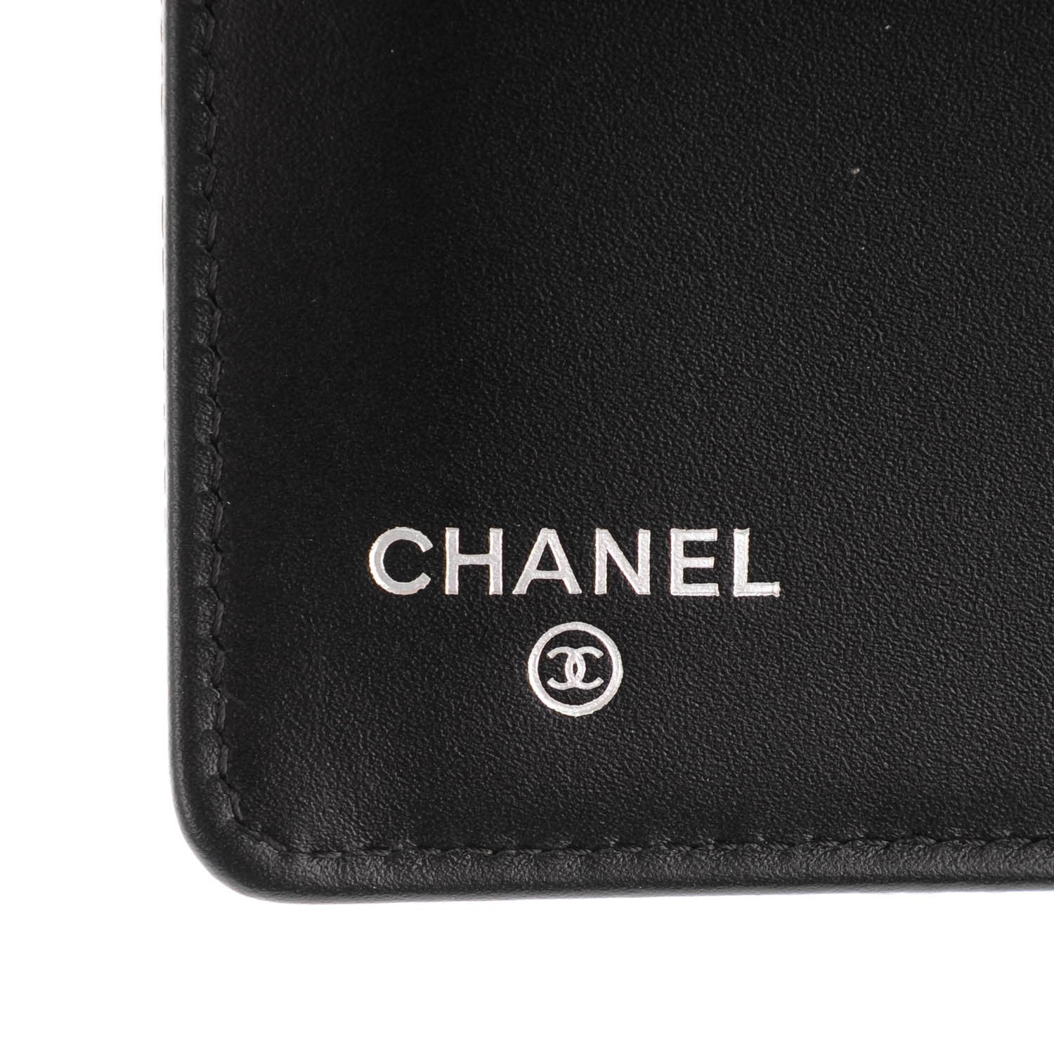 Chanel Caviar Timeless CC Yen Wallet Black 6 of 7
