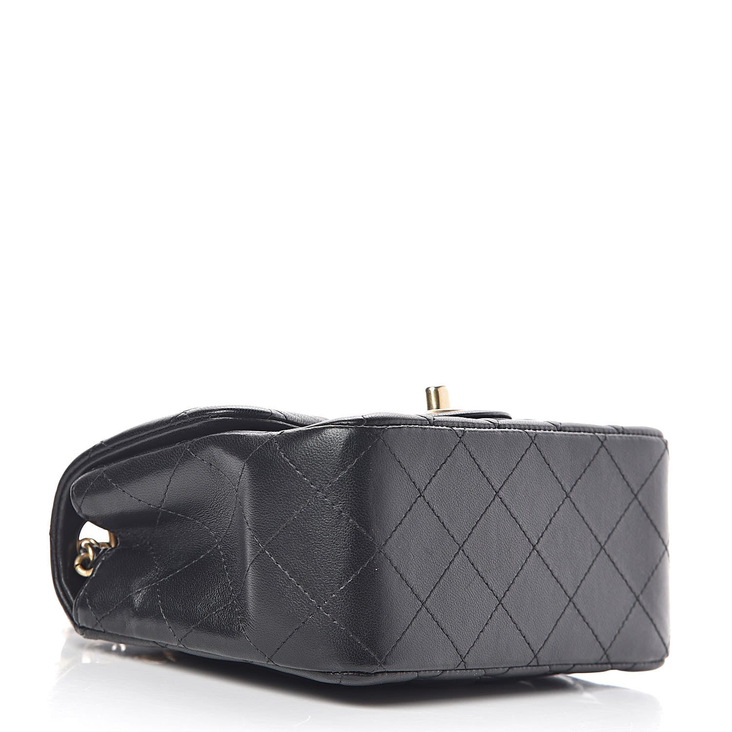 Chanel Lambskin Quilted Mini Square Flap Black 4 of 10