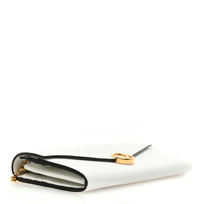 Fendi Vitello Cruise F is Fendi Continental Envelope Wallet on Chain White Ottico 4 of 9