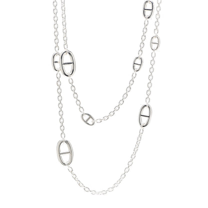 Hermes Sterling Silver Farandole Necklace 120 1 of 5