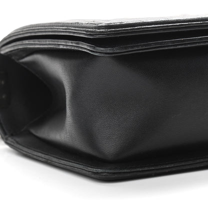 Chanel Lambskin Quilted Medium Boy Flap Black 8 of 12