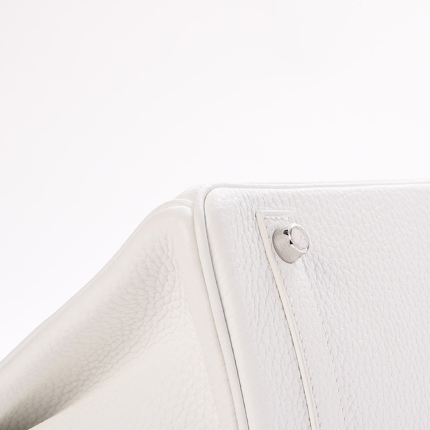 Hermes Taurillon Clemence Birkin 30 White 35 of 36