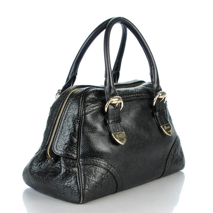 Gucci Guccissima Signoria Large Dome Bag Black 3 of 9