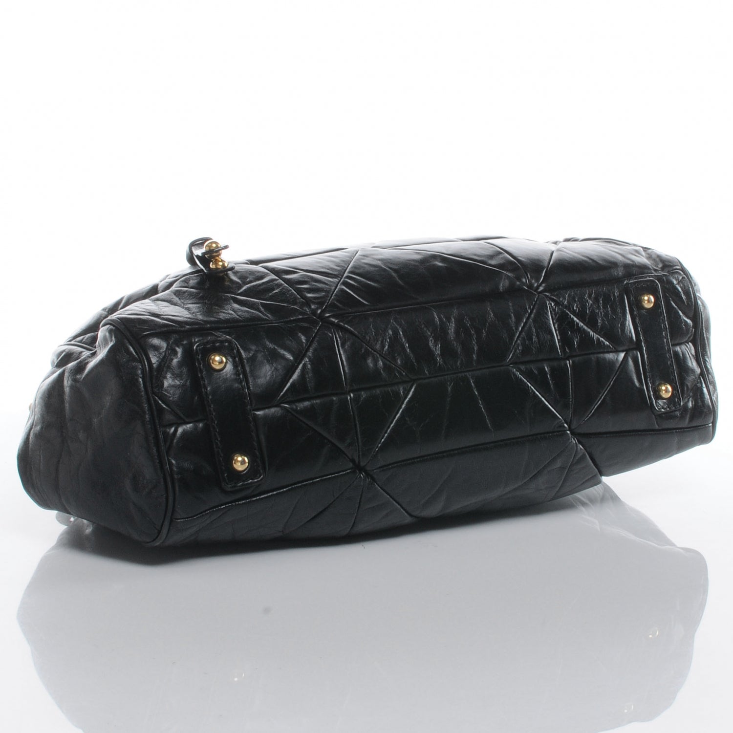 Marc Jacobs Leather Patchwork Stam Black 4 of 7