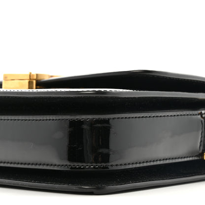 Saint Laurent Vernice Diamond Small Solferino Satchel Black 9 of 9