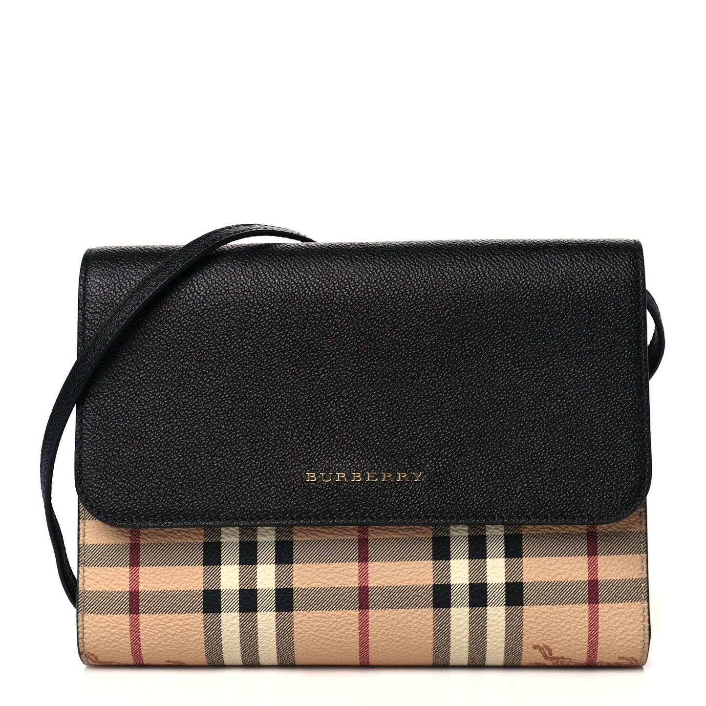 Haymarket Check Small Loxley Crossbody Black