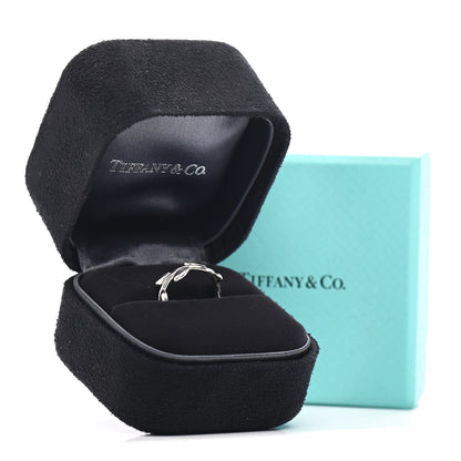 Tiffany Sterling Silver Paloma Picasso Narrow Olive Leaf Band Ring 46 3.75 5 of 5