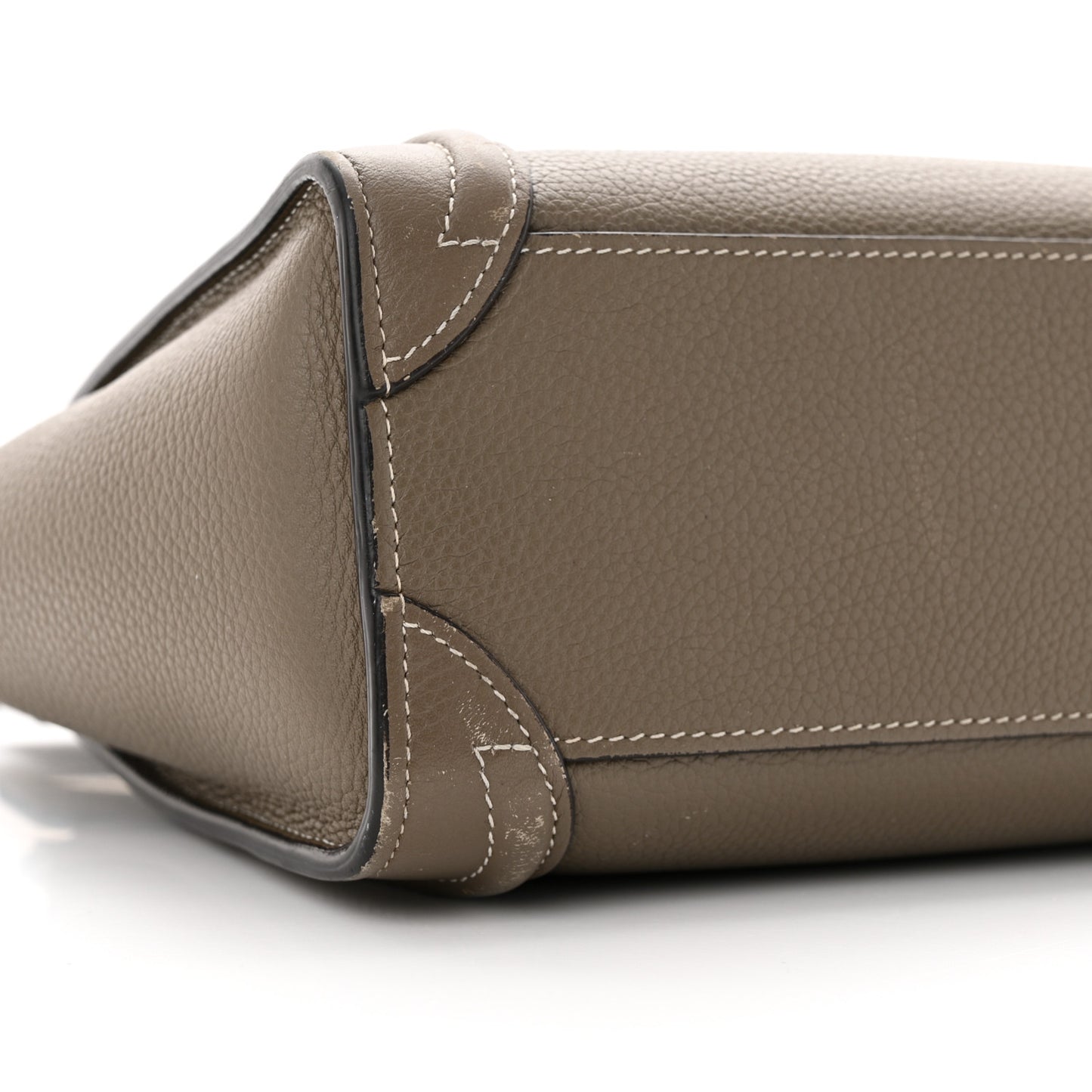 Drummed Calfskin Nano Luggage Souris