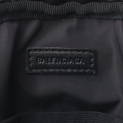 Balenciaga Recycled Nylon Small Sport Messenger Bag Black White 10 of 12