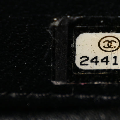 Chanel Lambskin Reversed Chevron Quilted Flap Black 7 of 11