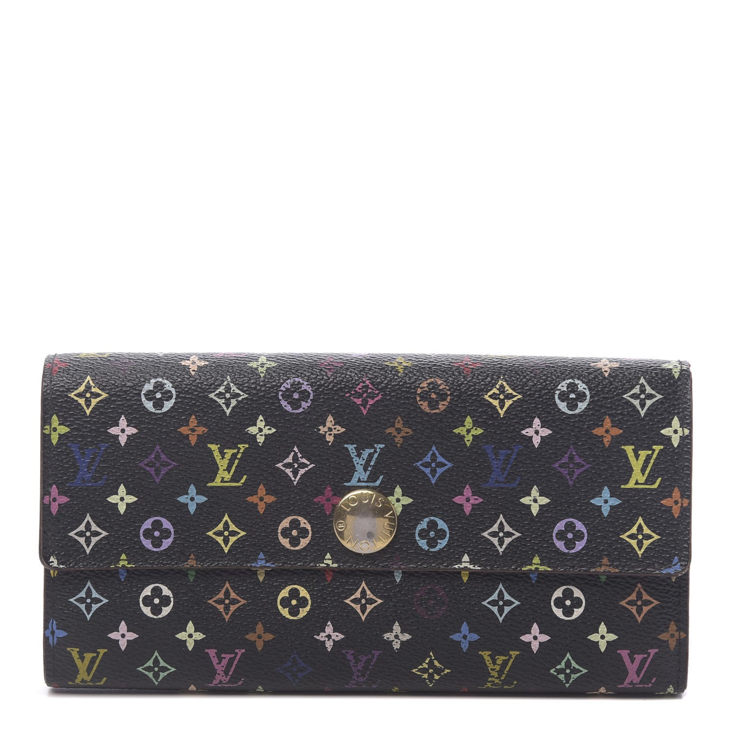 Monogram Multicolor Sarah Wallet Black Grenade