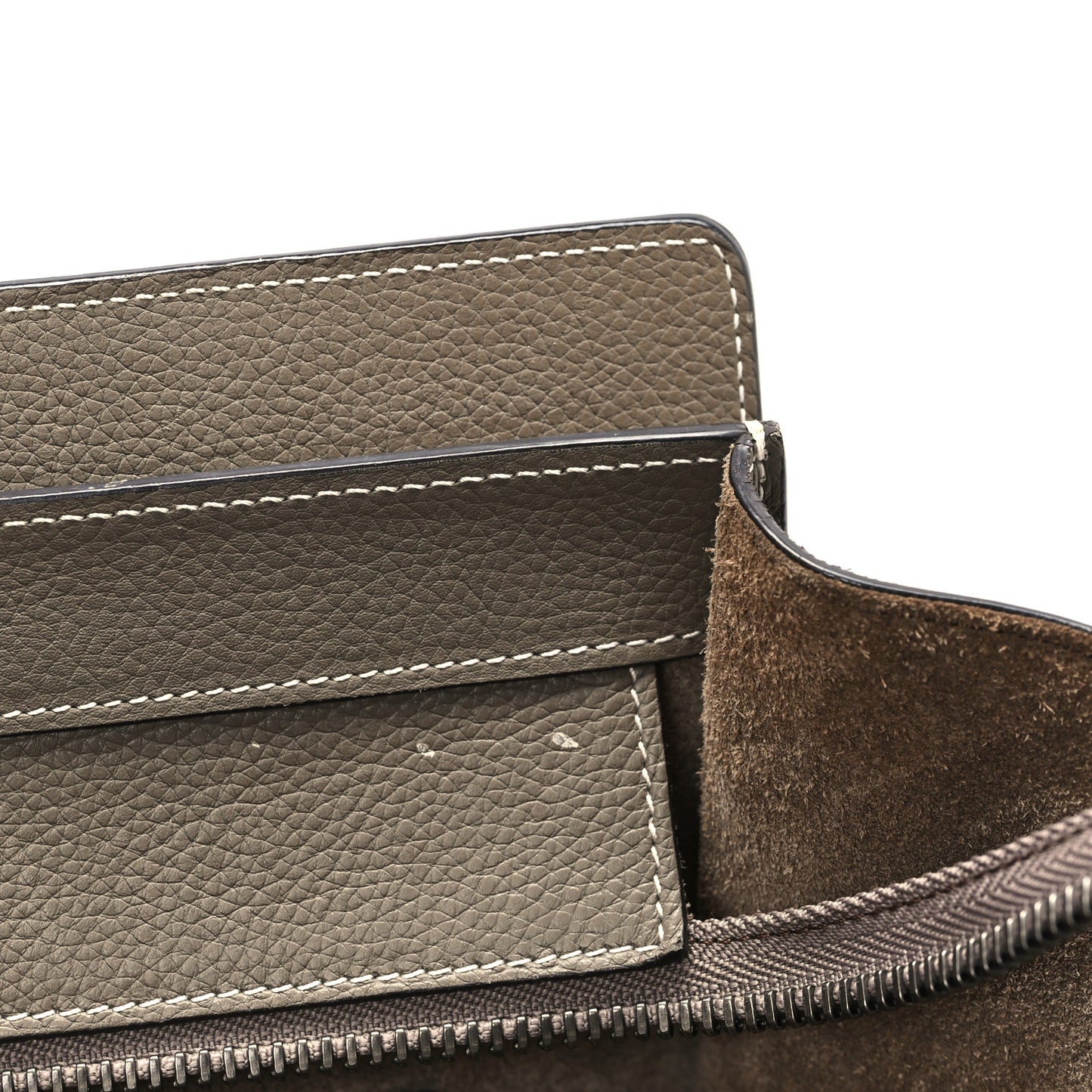 Drummed Calfskin Mini Luggage Souris