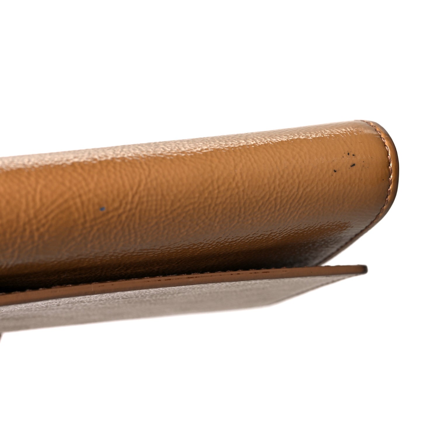 Saint Laurent Textured Patent Calfskin Monogram Large Belle De Jour Clutch Beige 10 of 12