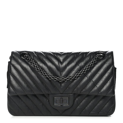 Chanel Aged Calfskin Quilted 2.55 Reissue 225 Flap So Black 1 of 9