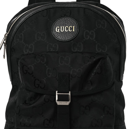 Gucci Econyl Nylon Monogram Off The Grid Backpack Black 8 of 11