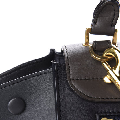 Celine Smooth Calfskin Medium Tri-Color Trapeze Anthracite 9 of 11
