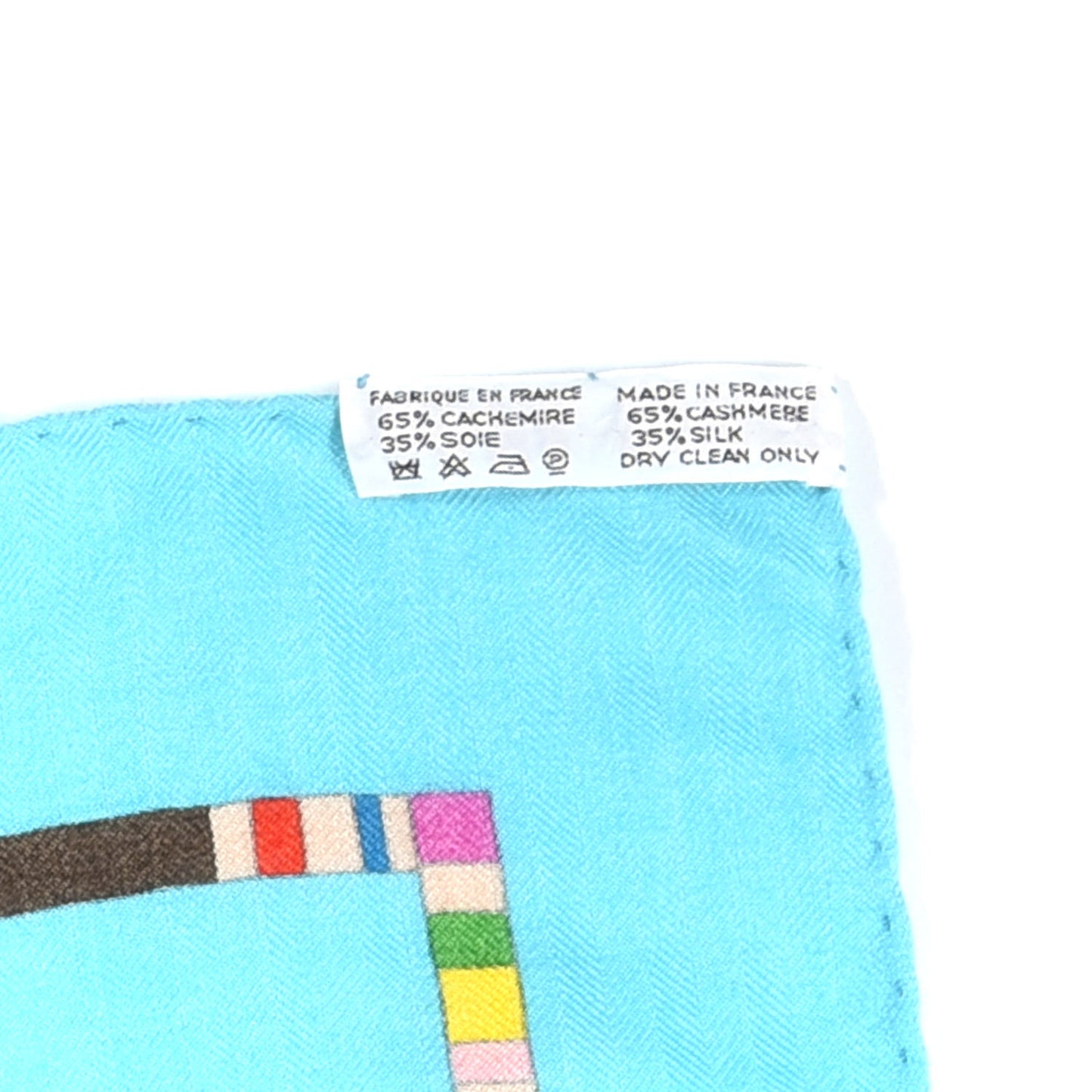 Cashmere Silk Tohu Bohu Shawl 140 Turquoise
