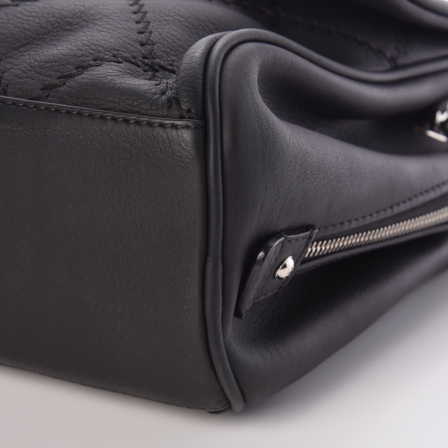 Chanel Calfskin Large Darjeeling Flap Black 9 of 9