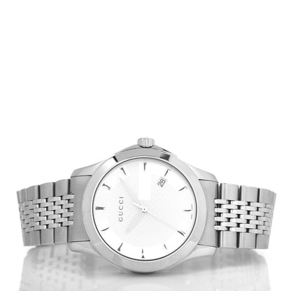 Gucci Stainless Steel 38mm G-Timeless Quartz Watch 3 of 5