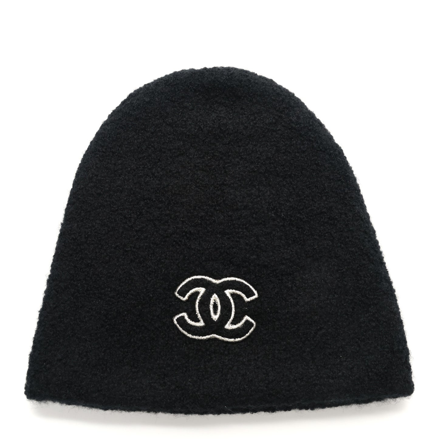 Cashmere CC Beanie Hat Black Gold