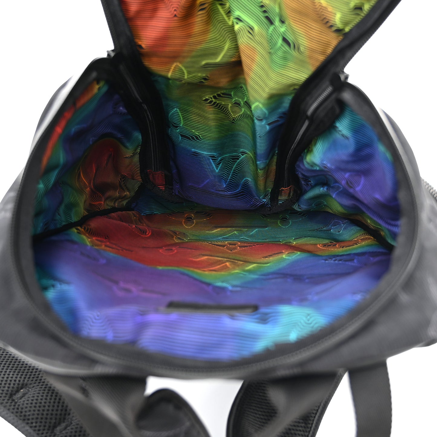 Monogram 3D 2054 Mountain Backpack Grey Black Rainbow