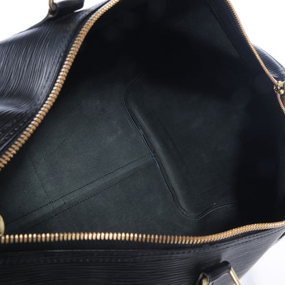 Louis Vuitton Epi Keepall 50 Black 5 of 7