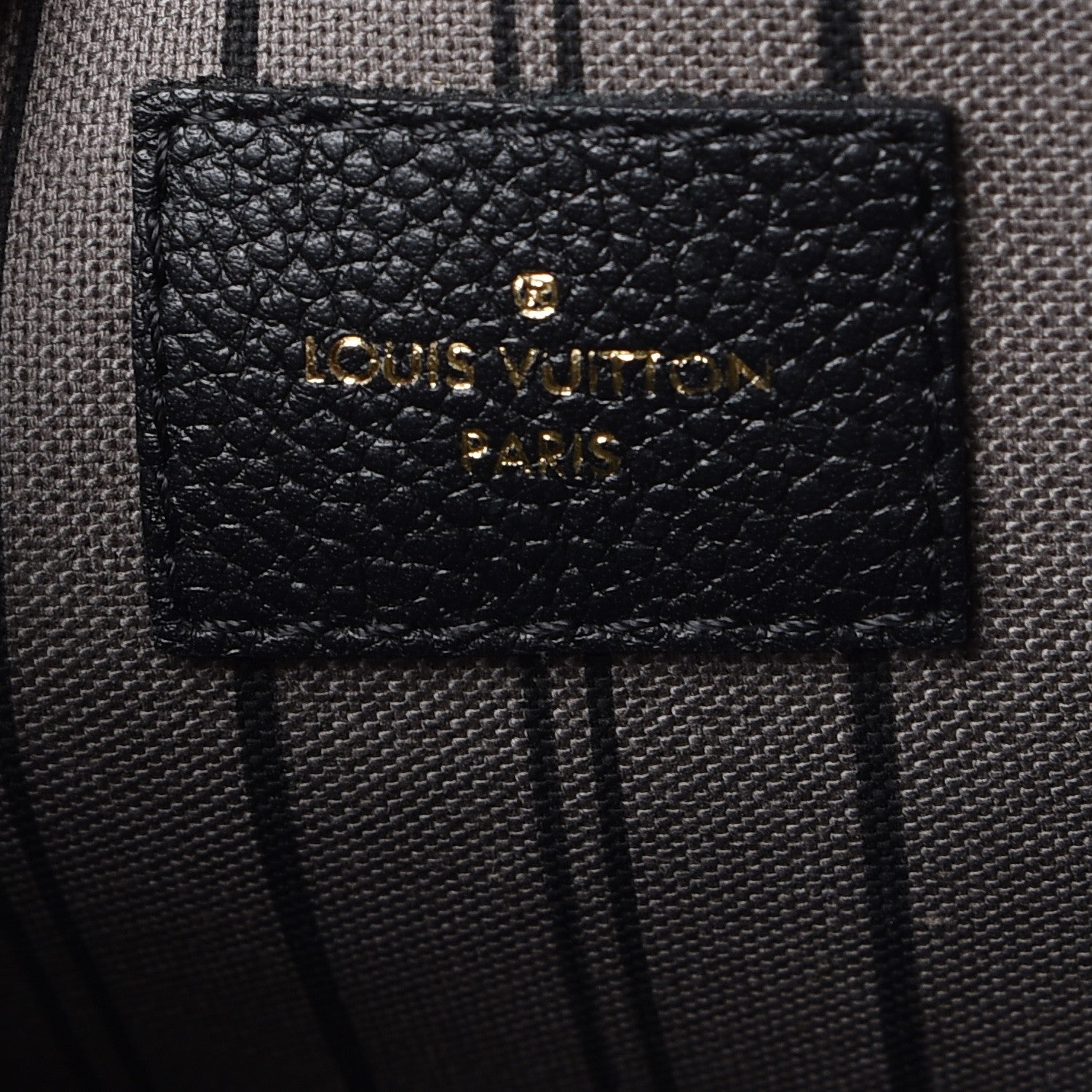 Louis Vuitton Empreinte Montaigne MM Black 6 of 8