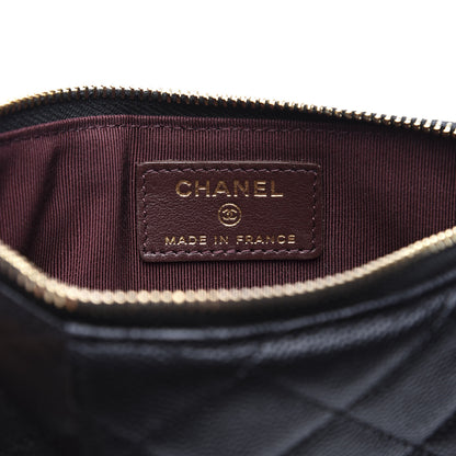 Chanel Caviar Quilted Classic Flat Wallet Pouch Black 5 of 9