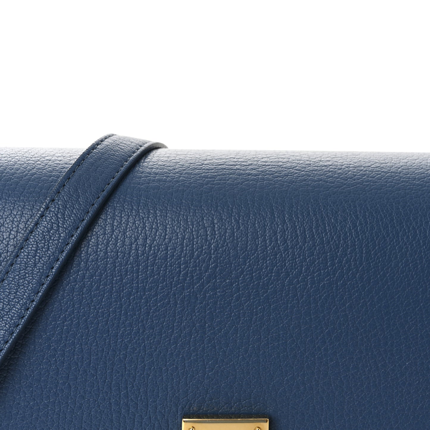 Goatskin Medium Classic Box Flap Bag Deepsea