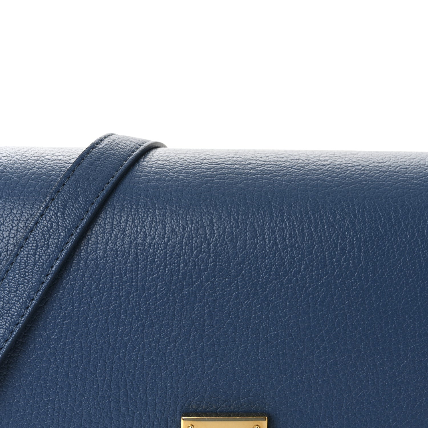 Celine Goatskin Medium Classic Box Flap Bag Deepsea 8 of 11