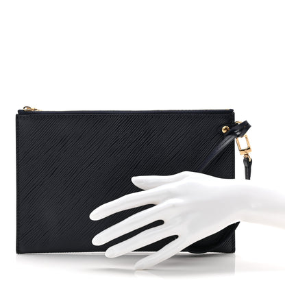 Louis Vuitton Epi Noe MM Pochette Navy 2 of 6
