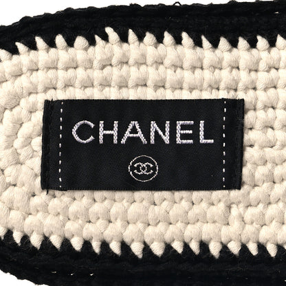 Chanel Crochet Mules 41 Ivory Black 8 of 9