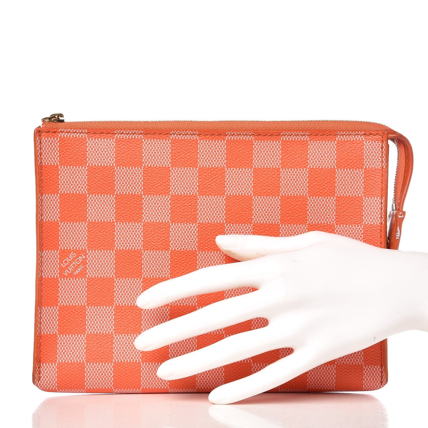 Damier Couleurs Element Clutch Piment