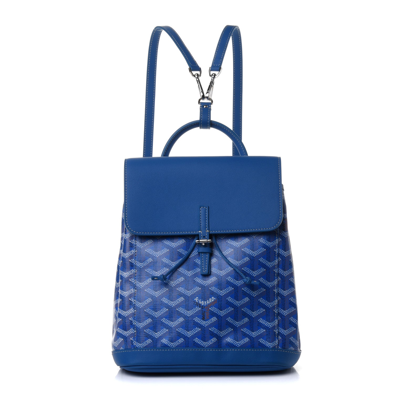 Goyard Goyardine Calfskin Mini Alpin Backpack Sky Blue 1 of 4
