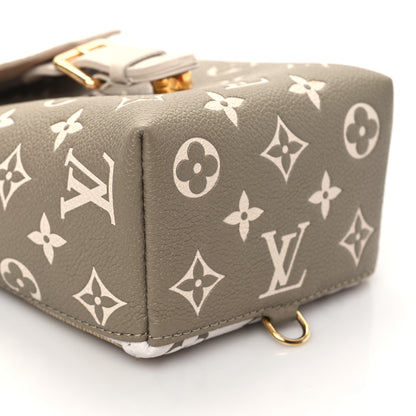 Louis Vuitton Empreinte Monogram Spring in the City Tiny Backpack Kaki Beige Cream 9 of 10