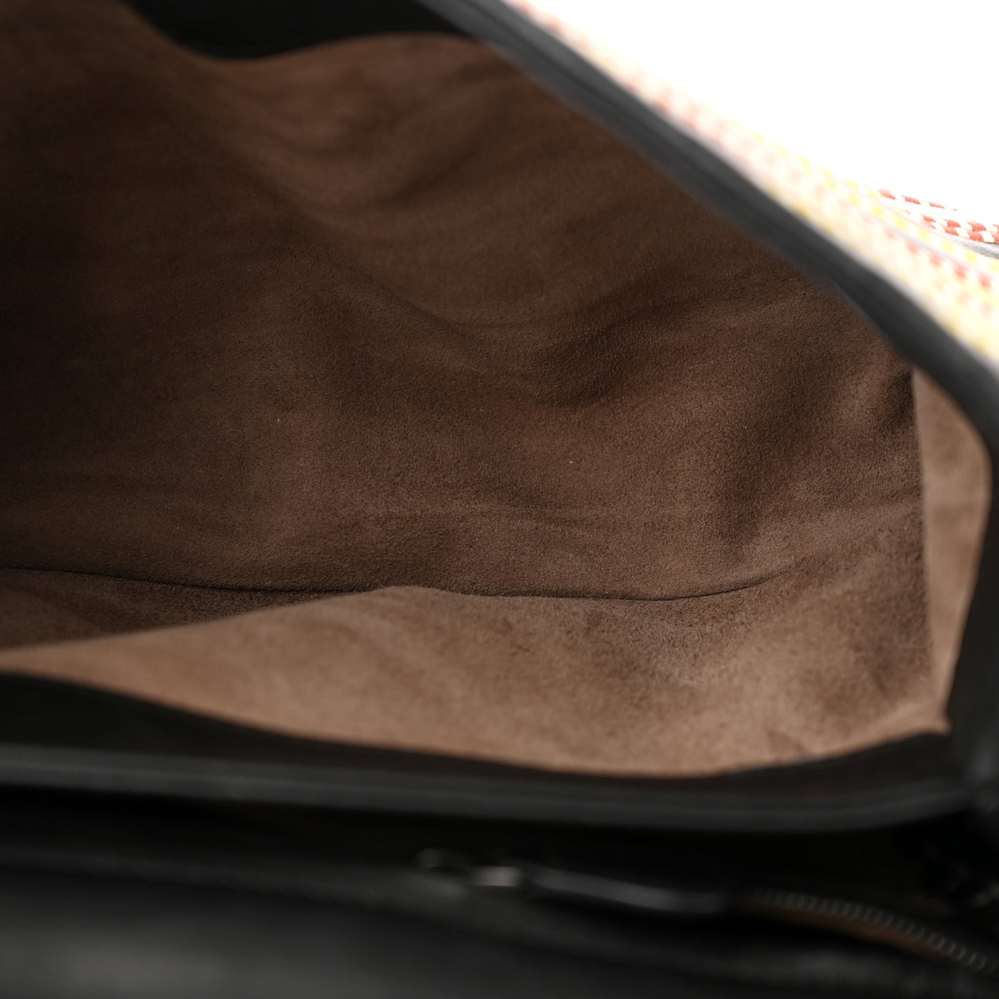 Nappa Intrecciato Embroidered Olimpia Red Green Multicolor