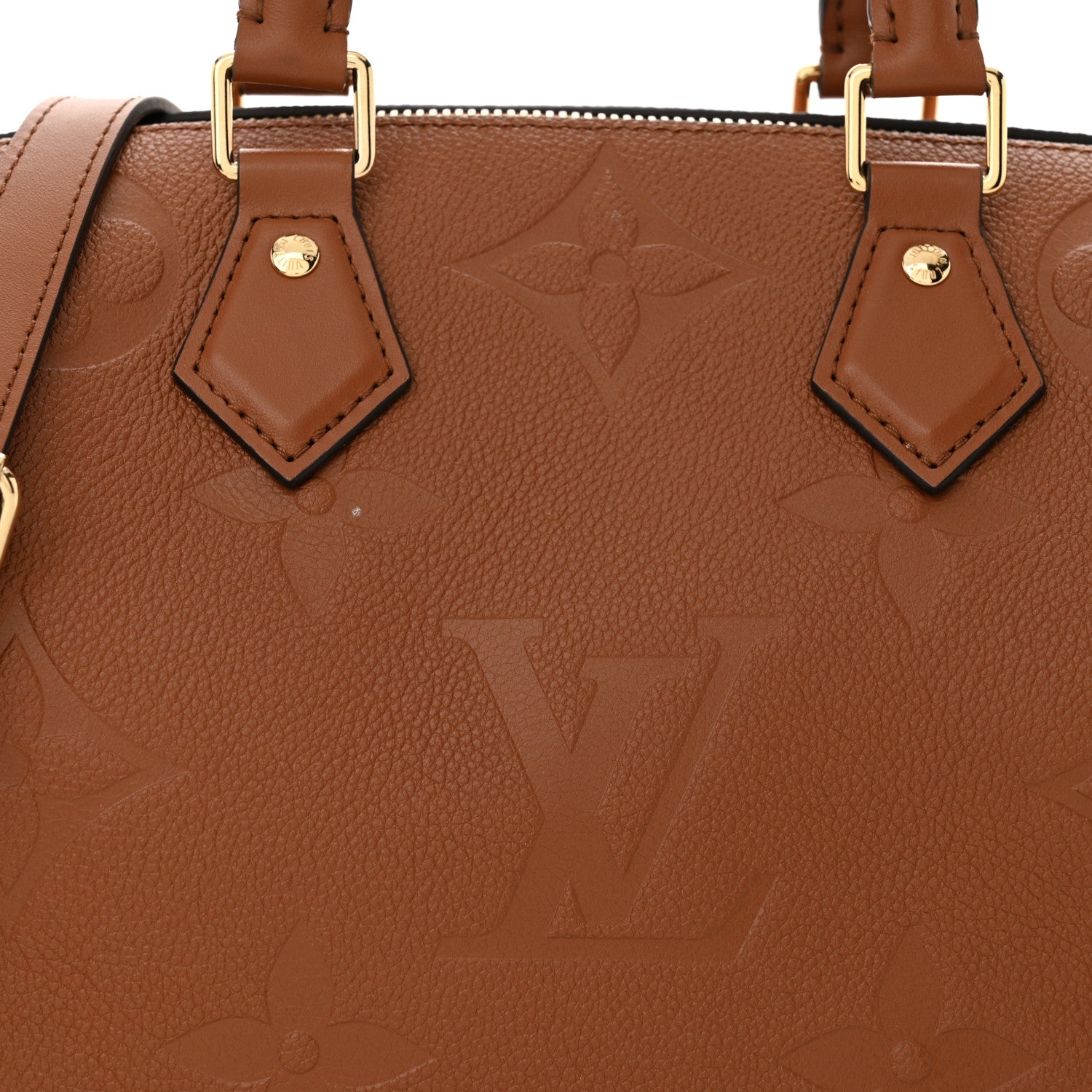 Louis Vuitton Empreinte Monogram Giant Speedy Bandouliere 25 Cognac 7 of 10
