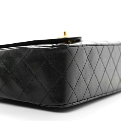 Chanel Lambskin Diamond Stitch Envelope Single Flap Black 9 of 9
